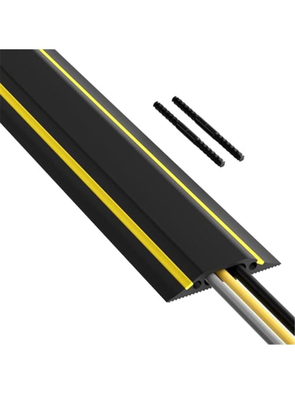 Floor Cord Cover Cable Protector Heavy Duty Wire Cover Trip Hazard 6 Foot